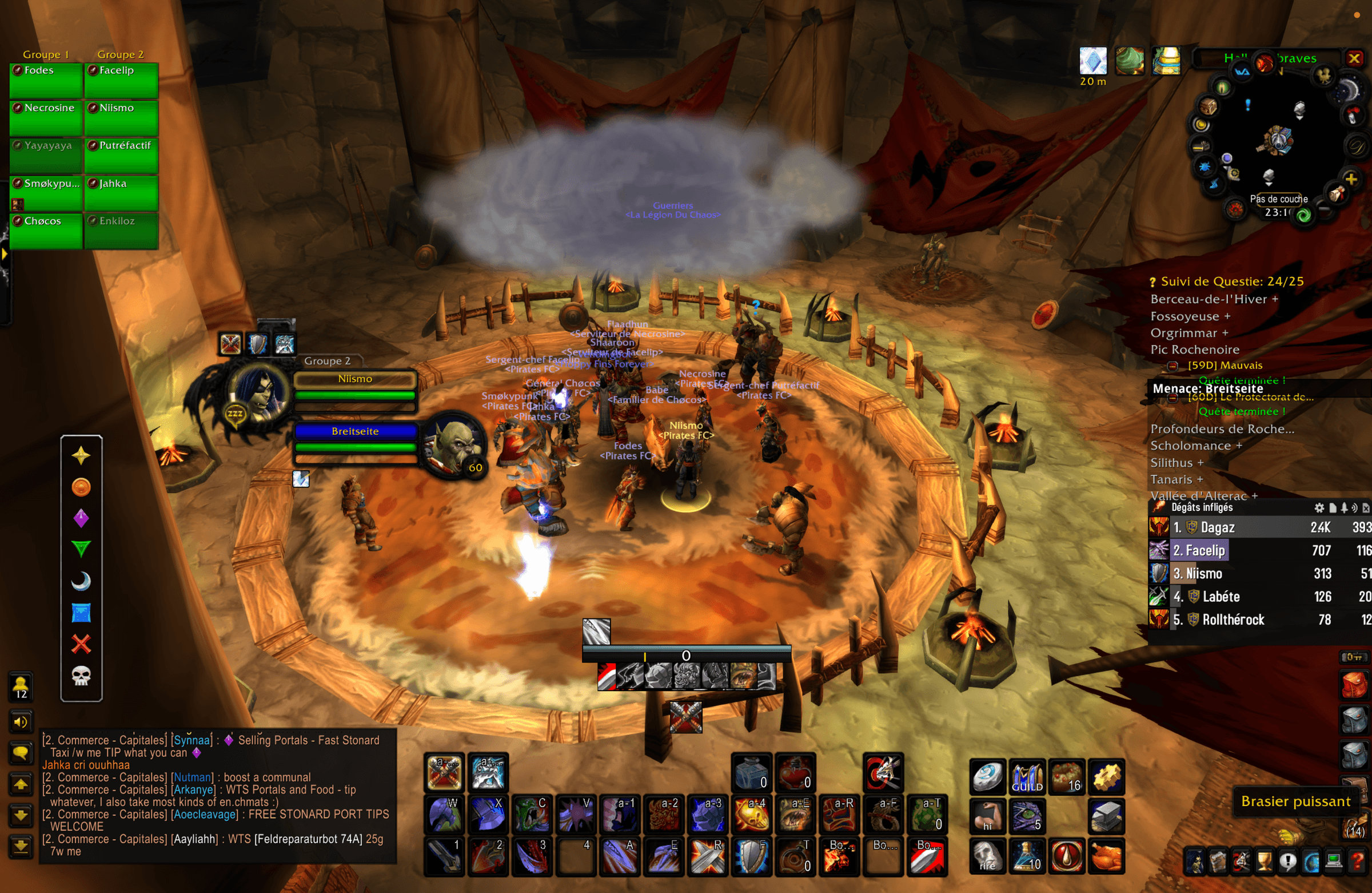 Sortie PVP entre Pirate