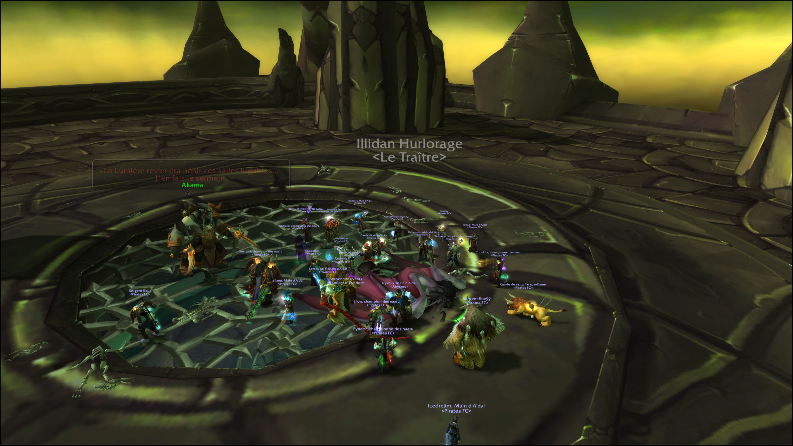 Premier kill d'Illidan par les pirates